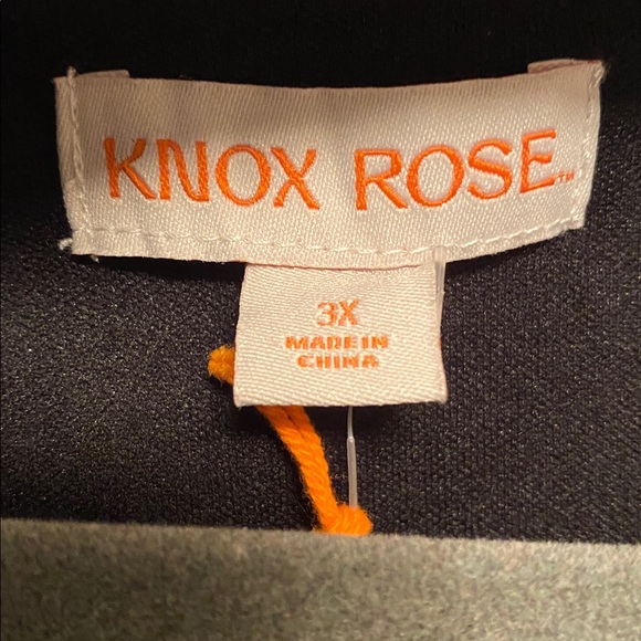 Knox Rose Black Velour Women's Blouse…size 3X - Picture 4 of 6